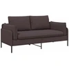 Dvitaškė sofa Tamsiai rudas 188 x 81 x 89 cm Audinys