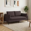 Dvitaškė sofa Tamsiai rudas 188 x 81 x 89 cm Audinys
