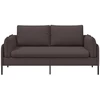 Dvitaškė sofa Tamsiai rudas 188 x 81 x 89 cm Audinys