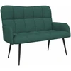 Dvitaškė sofa Tamsiai žalia 115 x 61 x 87 cm Audinys