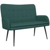 Dvitaškė sofa Tamsiai žalia 115 x 61 x 87 cm Audinys