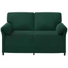 Dvitaškė sofa Tamsiai žalia 158 x 83 x 95 cm Aksomas