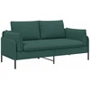 Dvitaškė sofa Tamsiai žalia 188 x 81 x 89 cm Audinys