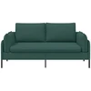Dvitaškė sofa Tamsiai žalia 188 x 81 x 89 cm Audinys
