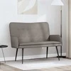Dvitaškė sofa Taupe 115 x 61 x 87 cm Audinys