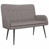 Dvitaškė sofa Taupe 115 x 61 x 87 cm audinys