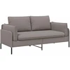 Dvitaškė sofa Taupe 188 x 81 x 89 cm Audinys