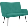 Dvitaškė sofa Turkio 115 x 61 x 87 cm Aksomas