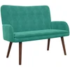 Dvitaškė sofa Turkio 115 x 61 x 87 cm Aksomas
