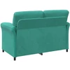 Dvitaškė sofa Turkio 138 x 83 x 95 cm Aksomas