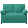 Dvitaškė sofa Turkio 138 x 83 x 95 cm Aksomas