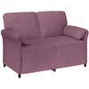 Dvitaškė sofa Violetinė 138 x 83 x 95 cm Aksomas