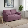 Dvitaškė sofa Violetinė 158 x 83 x 95 cm Aksomas