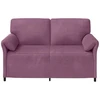 Dvitaškė sofa Violetinė 158 x 83 x 95 cm Aksomas