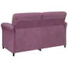 Dvitaškė sofa Violetinė 158 x 83 x 95 cm Aksomas