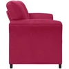 Dvitaškė sofa Vyno raudona 138 x 83 x 95 cm Aksomas