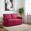 Dvitaškė sofa Vyno raudona 158 x 83 x 95 cm Aksomas