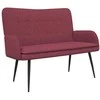 Dvitaškė sofa Vyno raudonumo 115 x 61 x 87 cm audinys