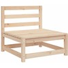 Dvivietė sodo sofa, pušies medienos masyvas