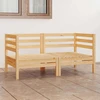 Dvivietė sodo sofa, pušies medienos masyvas