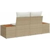 Sodo sofa Smėlio 184 x 62 x 85cm poliratanas
