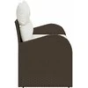 Sodo sofa su pagalve Ruda 124 x 62 x 69cm poliratanas
