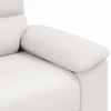 Dvivietė sofa, balta, 160x81x84 cm, dirbtinė oda