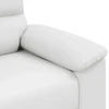 Dvivietė sofa, balta, 180x81x84 cm, dirbtinė oda