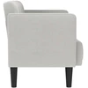 Dvivietė sofa, debesų pilka, 111 cm, audinys