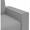 Dvivietė sofa, debesų pilka, 160x78x84 cm, audinys