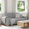 Dvivietė sofa, debesų pilka, 180x78x84 cm, audinys