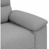 Dvivietė sofa, debesų pilka, 160x81x84 cm, audinys