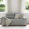 Dvivietė sofa, debesų pilka, 160x81x84 cm, audinys
