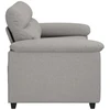 Dvivietė sofa, debesų pilka, 160x81x84 cm, audinys