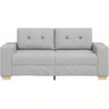 Dvivietė sofa, debesų pilka, 180x77x82 cm, audinys