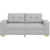 Dvivietė sofa, debesų pilka, 180x77x82 cm, audinys