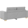 Dvivietė sofa, debesų pilka, 180x77x82 cm, audinys