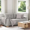 Dvivietė sofa, debesų pilka, 180x77x82 cm, audinys