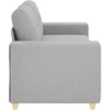 Dvivietė sofa, debesų pilka, 180x77x82 cm, audinys