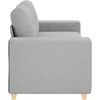 Dvivietė sofa, debesų pilka, 180x77x82 cm, audinys