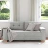 Dvivietė sofa, debesų pilka, 180x77x82 cm, audinys