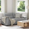Dvivietė sofa, debesų pilka, 180x81x84 cm, audinys
