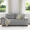 Dvivietė sofa, debesų pilka, 180x81x84 cm, audinys