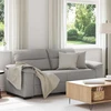 Dvivietė sofa, debesų pilka, 180x81x84 cm, audinys