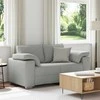 Dvivietė sofa Debesų pilka 160 cm audinys