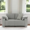 Dvivietė sofa Debesų pilka 160 cm audinys