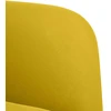 Dvivietė sofa, geltona, 109 cm, aksomas