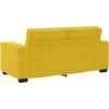 Dvivietė sofa, geltona, 180x78x84 cm, aksomas