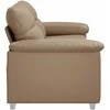 Dvivietė sofa, kapučino spalvos, 180x81x84 cm, dirbtinė oda