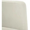 Dvivietė sofa, kreminės spalvos, 111 cm, aksominė